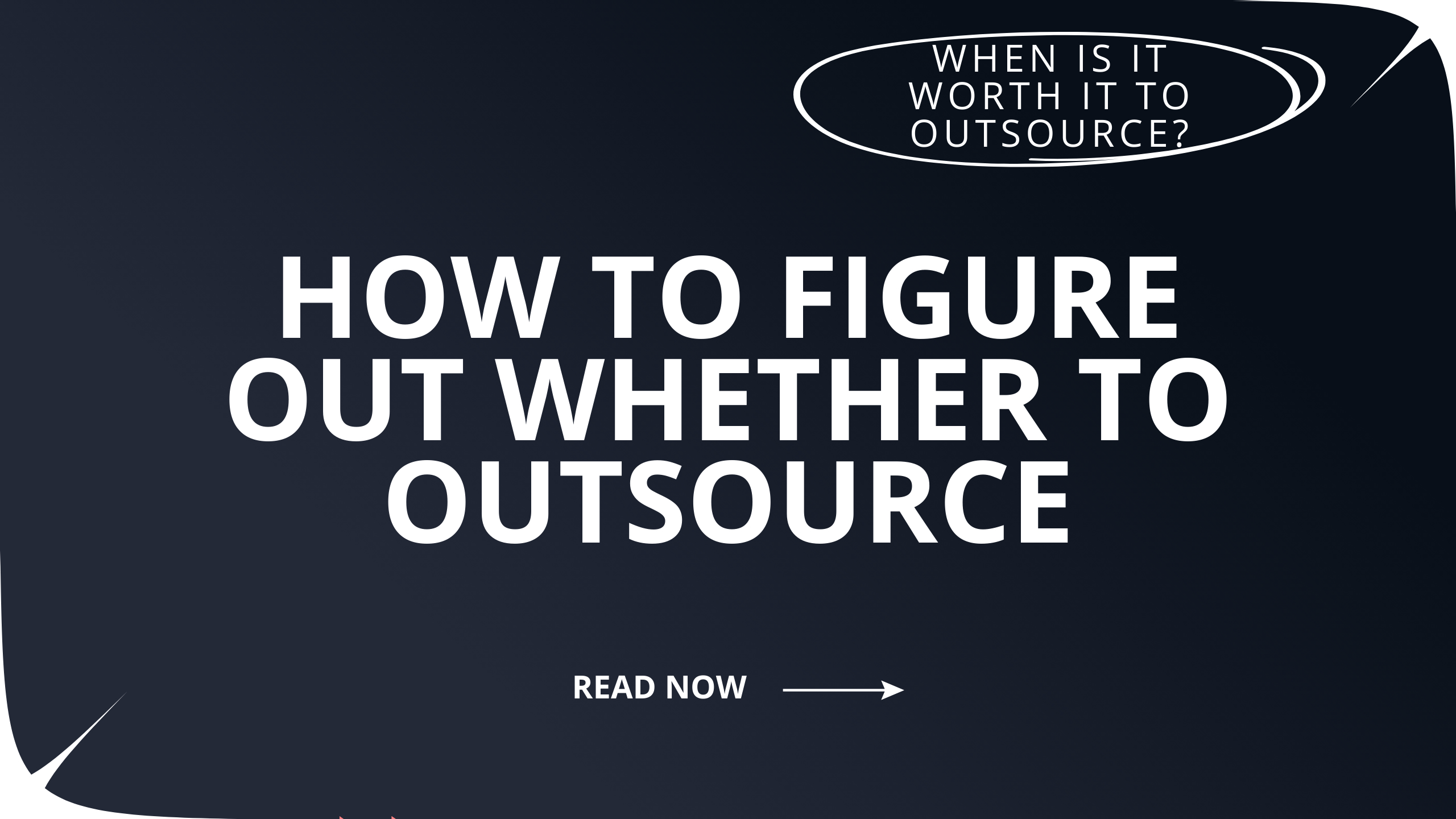 How to figure out whether to outsource blog banner